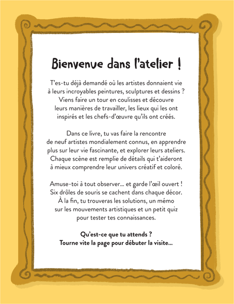 Une journée avec les artistes