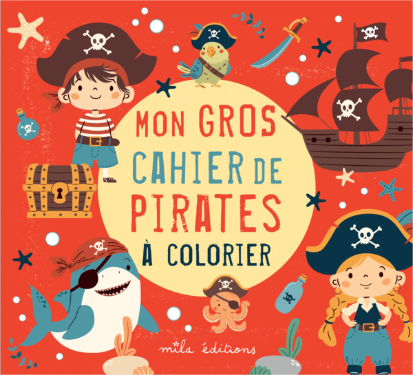 Mon gros cahier de pirates à colorier