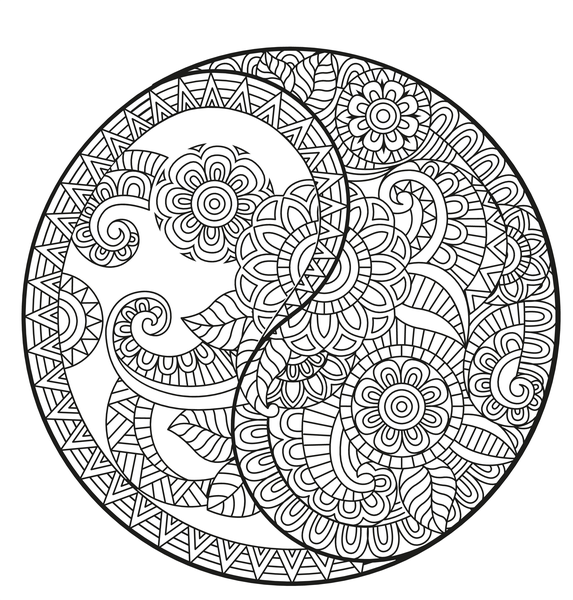 Géométrie sacrée - Coloriages pour me détendre