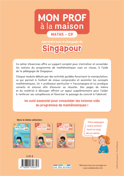 Mon prof à la maison Maths - Singapour CP