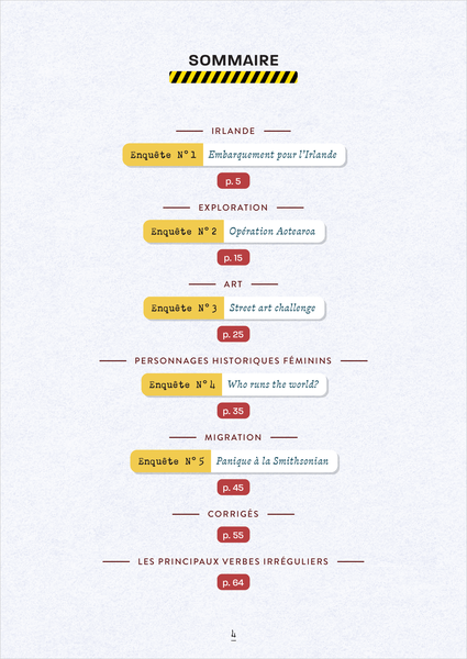 Énigmes in English 4e-3e