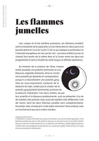 Sources de liens d'âmes