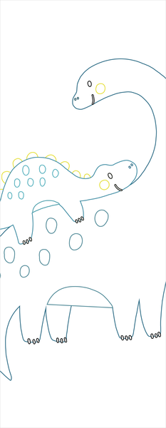 Bébés dinosaures - Mes petites cartes à colorier