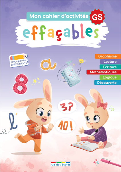 Mon cahier d'activités effaçables - GS