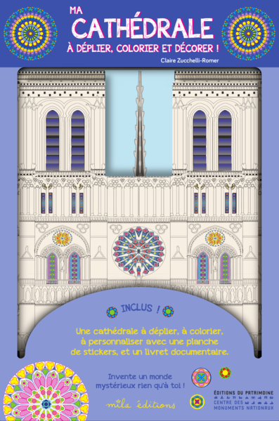 Pochette - Ma cathédrale à déplier, colorier et décorer !