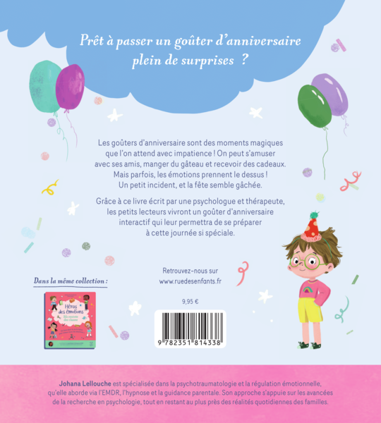 Héros des émotions - Mon goûter d'anniversaire