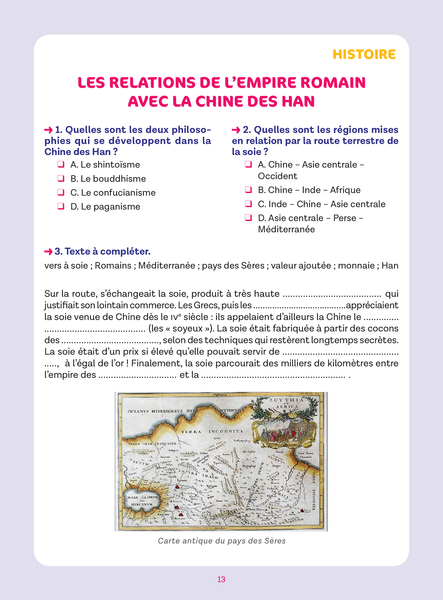 Réussite collège Histoire-Géographie 6e