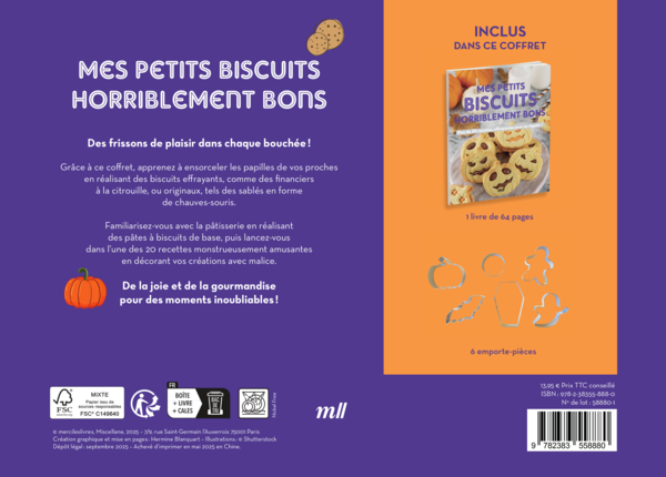 Mes petits biscuits horriblement bons (coffret)