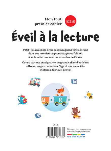 Mon tout premier cahier : Éveil à la lecture, dès 2 ans