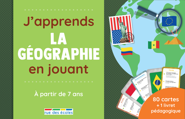 J'apprends la géographie en jouant - 7 ans et plus