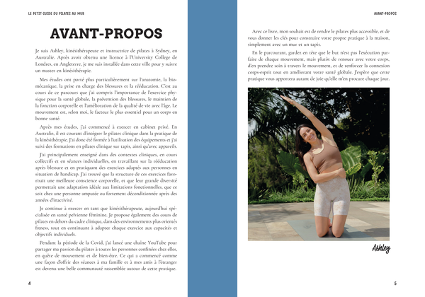 Le Petit Guide du pilates au mur