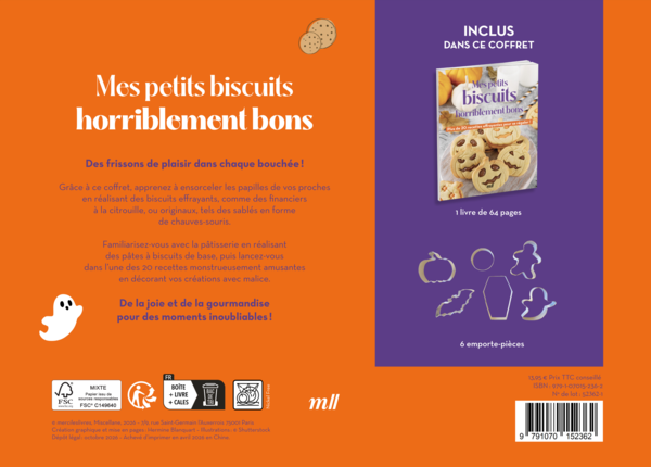 Coffret - Mes petits biscuits horriblement bons
