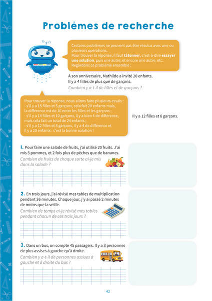 Mon cahier de résolution de problèmes CM1