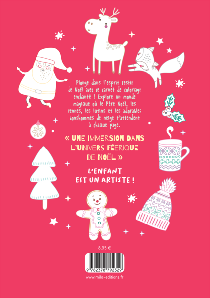 Mon beau cahier de coloriage : Noël