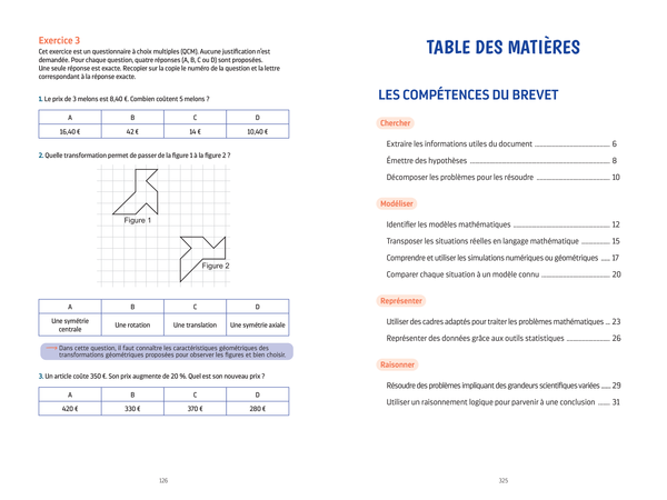 Brevet assuré - Maths - 3e