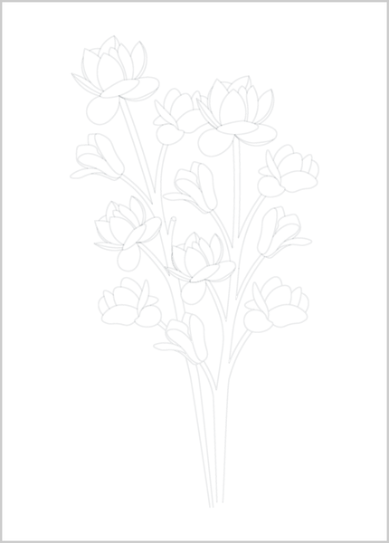 Mes affiches créatives - Compositions florales