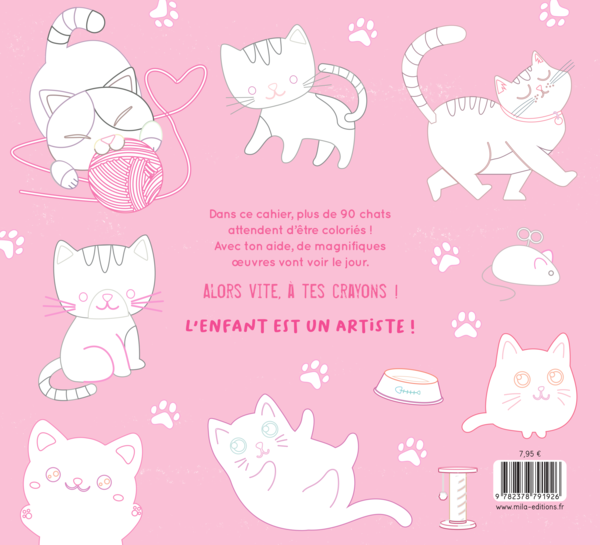 Mon gros cahier de petits chats à colorier