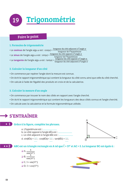 Prof particulier - Maths 3e - Brevet