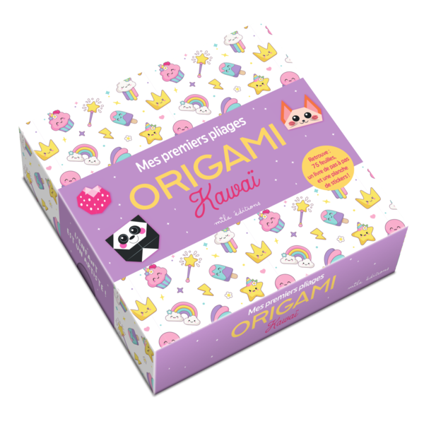 Origami - Kawaï - Mes premiers pliages (coffret)