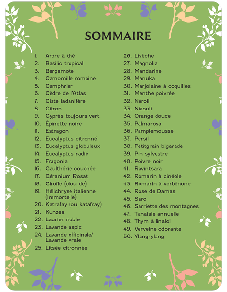 Coffet - Huiles essentielles