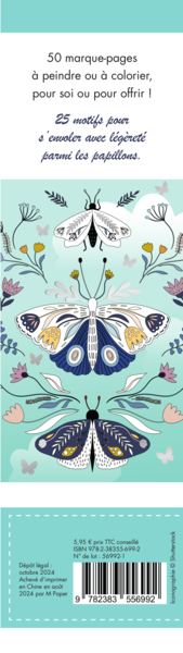 Marque-pages - Papillons scintillants