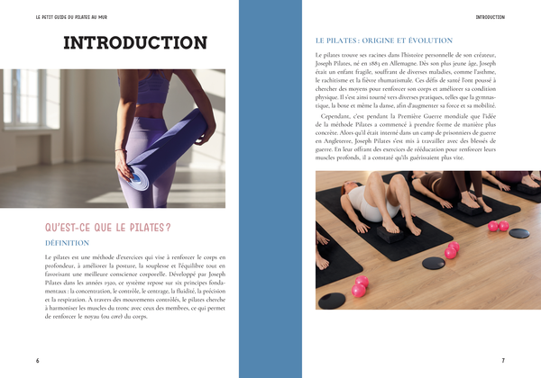 Le Petit Guide du pilates au mur