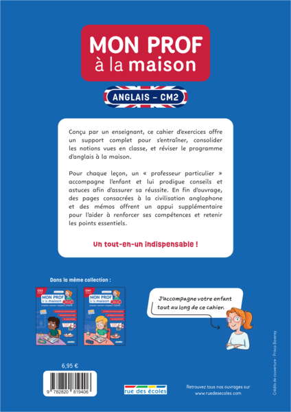 Mon prof à la maison - Anglais CM2