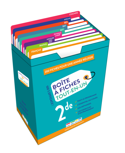 Boite à fiches - Seconde