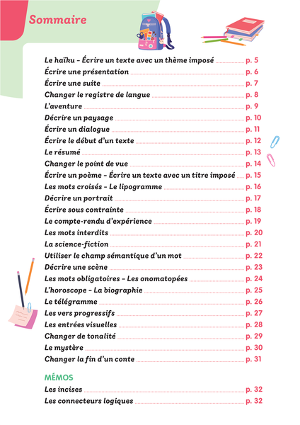 Mon prof à la maison - Rédaction CM2
