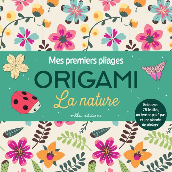 Mes premiers pliages origami - La nature (coffret)