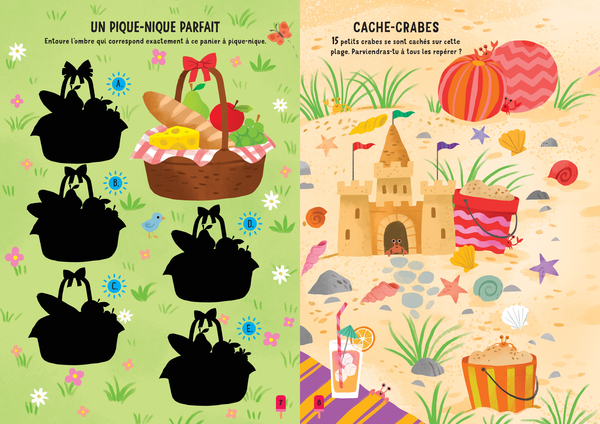 Mon super livre de jeux - Vacances d'été