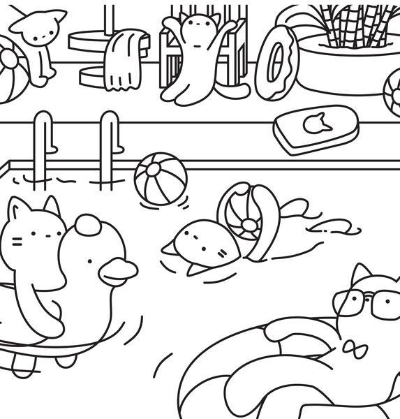La vie cosy - Coloriages pour me détendre