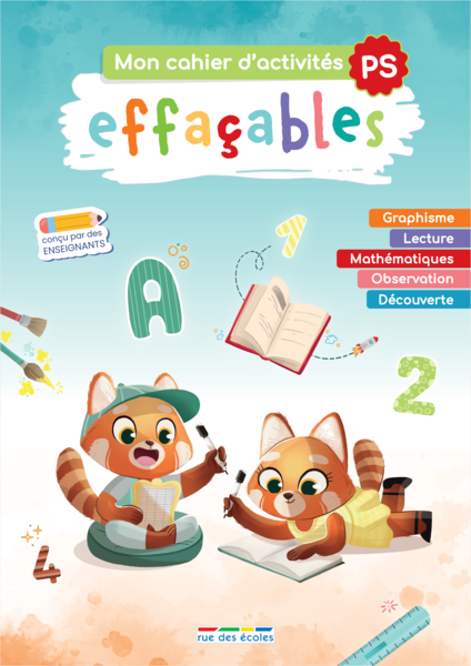 Mon cahier d'activités effaçables - PS