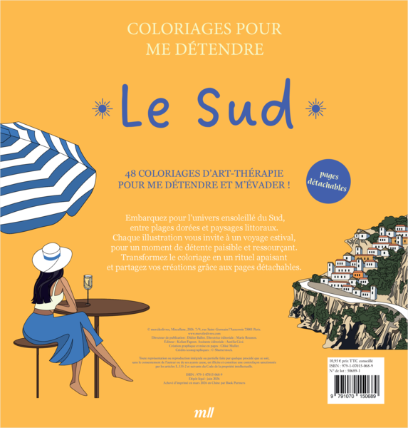 Le Sud - Coloriages pour me détendre