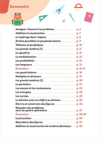 Mon prof à la maison - Maths CM2
