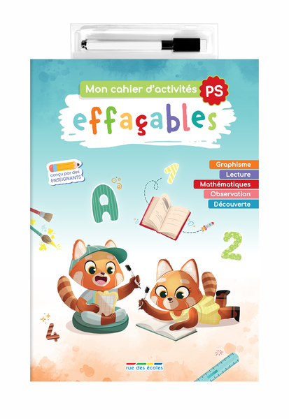 Mon cahier d'activités effaçables - PS
