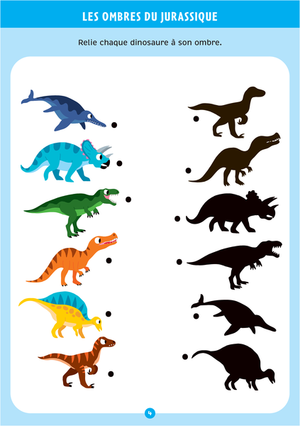 Les dinosaures - Mon bloc de jeux