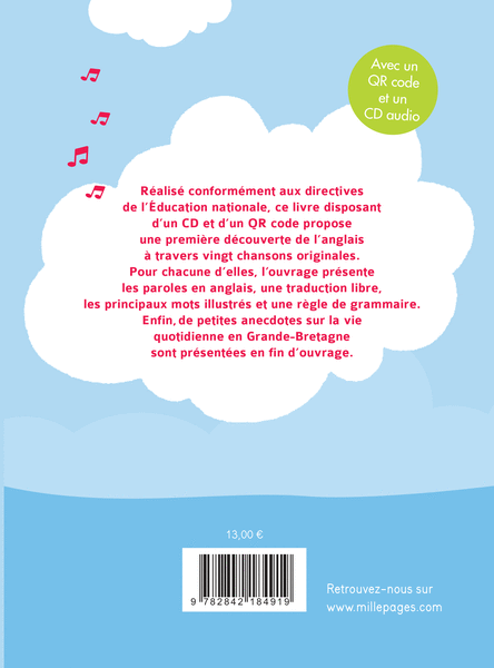 J'apprends l'anglais en chantant (Livre-CD)