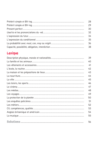 Les fiches d'entraînement effaçables - Anglais - 3e Brevet 