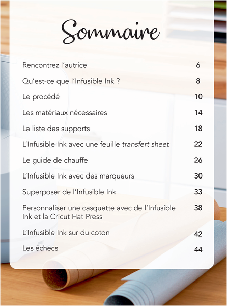 Mes matériaux cricut 100 % Infusible Ink