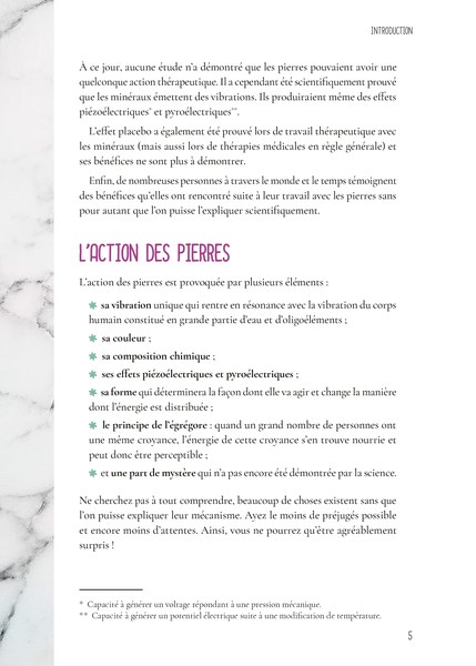 Le Petit Guide de la lithothérapie