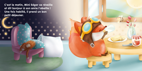 Mini Edgar passe une bonne journée