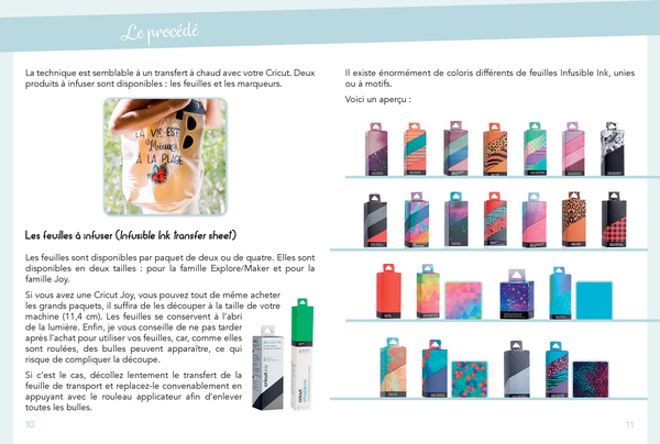 Mes matériaux cricut 100 % Infusible Ink