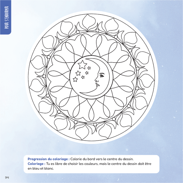 Mes mandalas à colorier pour apaiser mes émotions