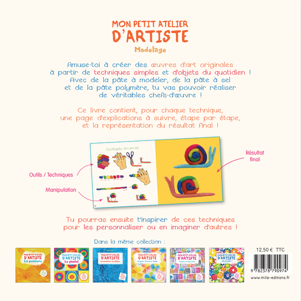 Mon petit atelier d'artiste : Modelage
