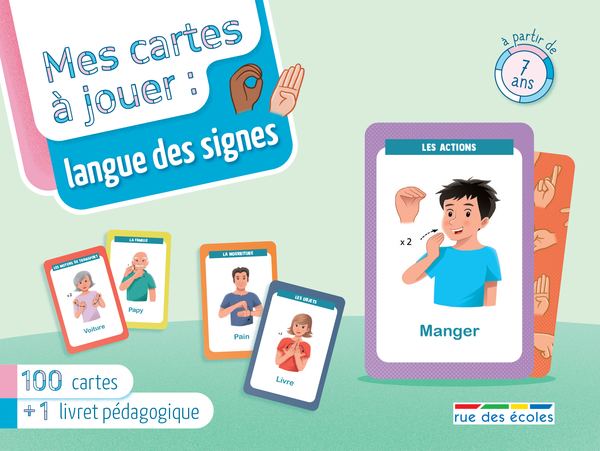 Mes cartes à jouer - Langue des signes, dès 7 ans
