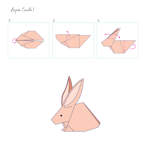 Origamis et papiers créatifs - Esprit kawaï