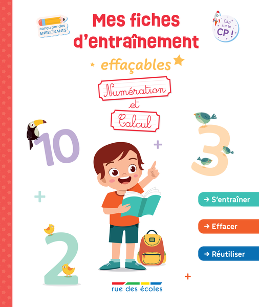Lot Cap sur le CP ! « Mes fiches d'entraînement effaçables » (2 titres)