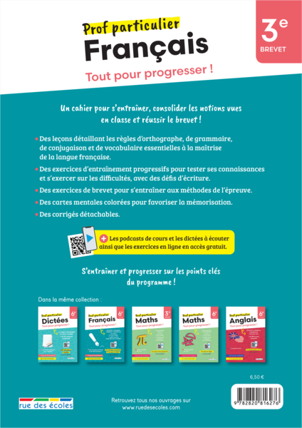 Prof particulier - Français 3e - Brevet