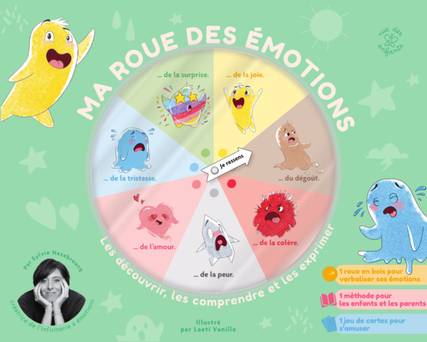 Coffret - Ma roue des émotions : les découvrir, les comprendre et les exprimer